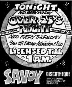 Savoy advert 1979